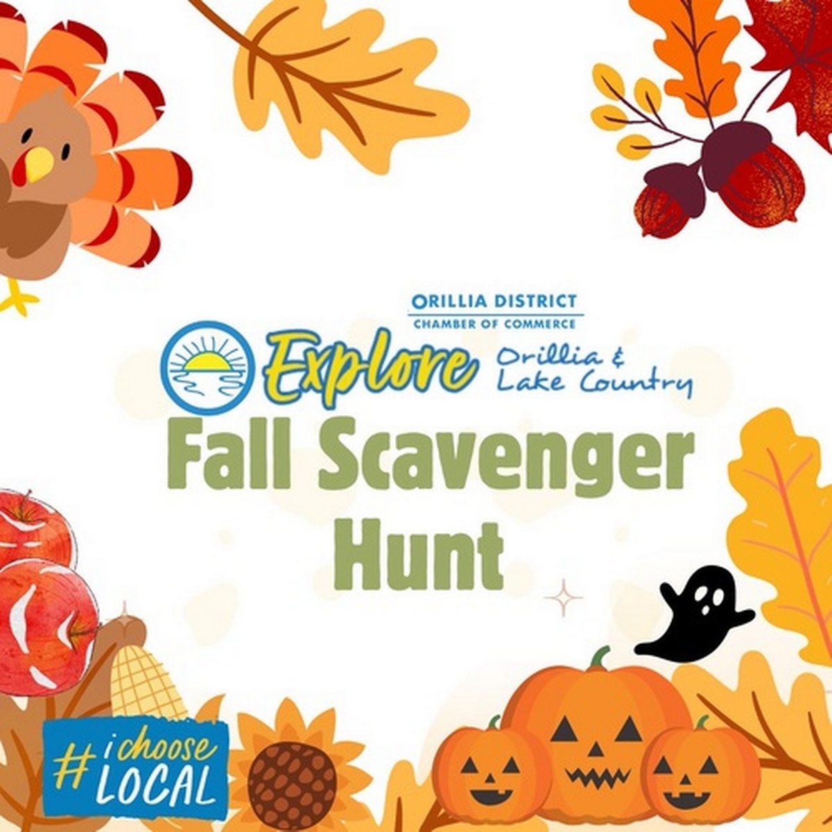 Fall Scavenger Hunt Oct 5, 2024 to Nov 17, 2024 Orillia & District